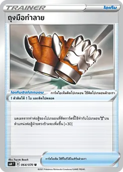 ถุงมือทำลาย