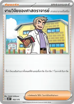 งานวิจัยของศาสตราจารย์