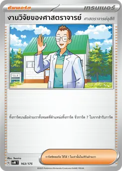 งานวิจัยของศาสตราจารย์