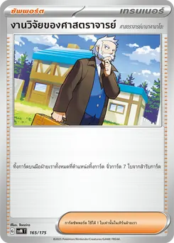 งานวิจัยของศาสตราจารย์