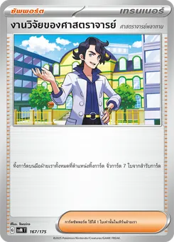 งานวิจัยของศาสตราจารย์