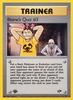 Blaine's Quiz #3