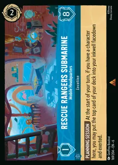 Rescue Rangers Submarine - Mobile Headquarters