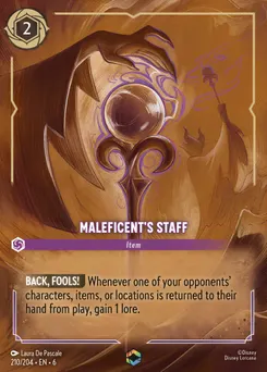 Maleficent's Staff