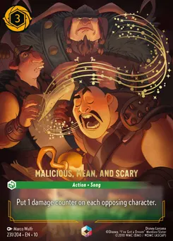 Malicious, Mean, and Scary