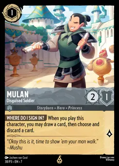 Mulan - Disguised Soldier