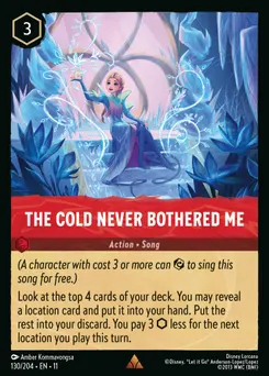 The Cold Never Bothered Me