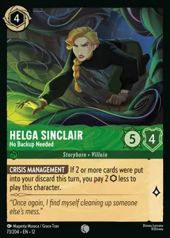 Helga Sinclair - No Backup Needed