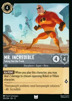 Mr. Incredible - Taking Out the Trash