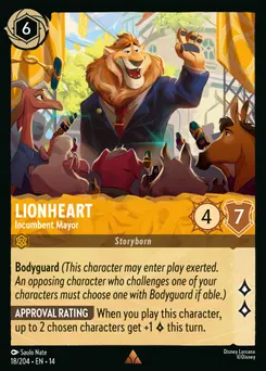 Lionheart - Incumbent Mayor