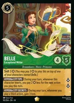 Belle - Exceptional Writer