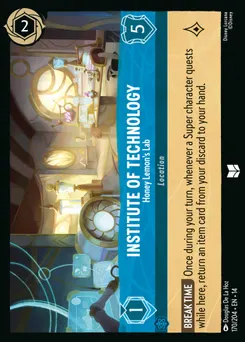 Institute of Technology - Honey Lemon's Lab
