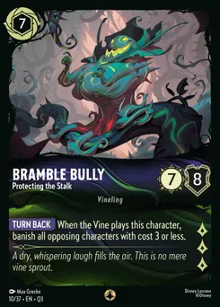 Bramble Bully - Protecting the Stalk