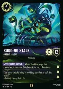 Budding Stalk - Mass of Tendrils
