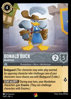 Donald Duck - Musketeer