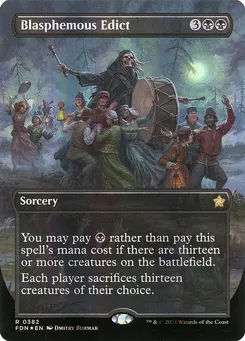 Blasphemous Edict