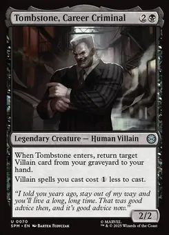 Tombstone, Career Criminal