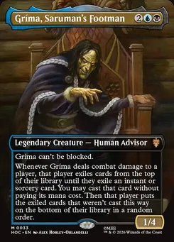 Gríma, Saruman's Footman