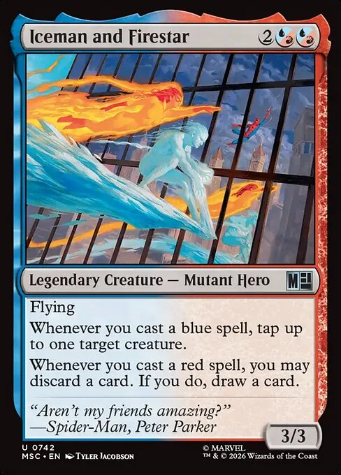 Iceman and Firestar