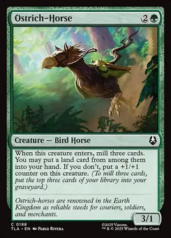 Ostrich-Horse