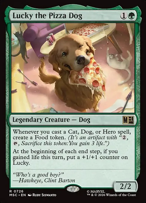Lucky the Pizza Dog