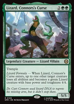 Lizard, Connors's Curse