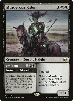 Murderous Rider // Swift End