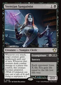 Stensian Sanguinist // Exsanguinate