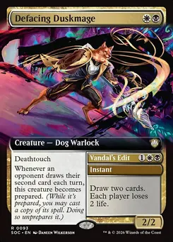 Defacing Duskmage // Vandal's Edit