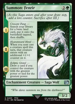 Summon: Fenrir