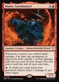 Matoc, Lavamancer