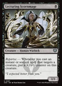 Lecturing Scornmage
