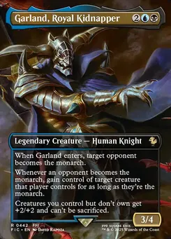 Garland, Royal Kidnapper