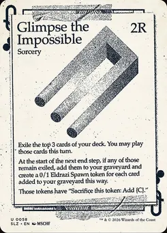 Glimpse the Impossible