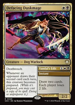 Defacing Duskmage // Vandal's Edit