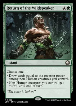 Return of the Wildspeaker