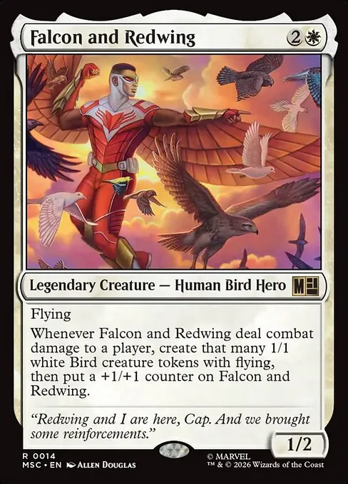 Falcon and Redwing