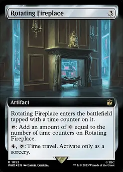 Rotating Fireplace