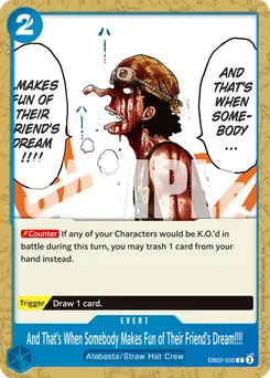 And That's When Somebody Makes Fun of Their Friend's Dream!!!!