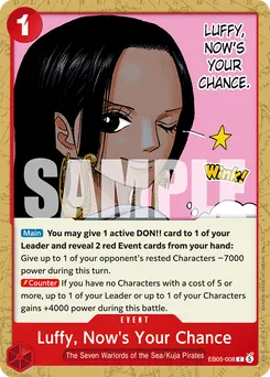 Luffy, Now's Your Chance