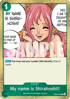 My name is Shirahoshi!!