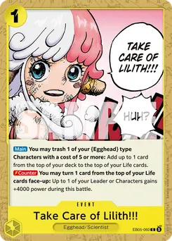 Take Care of Lilith!!!