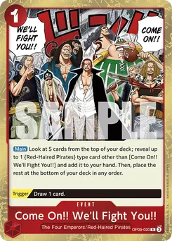 Come On!! We'll Fight You!!