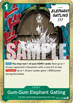 Gum-Gum Elephant Gatling
