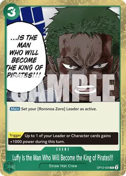 Luffy Is the Man Who Will Become the King of Pirates!!!