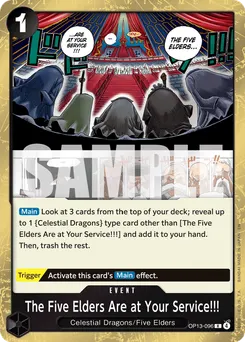 The Five Elders Are at Your Service!!!
