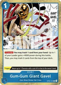 Gum-Gum Giant Gavel (Jolly Roger Foil)