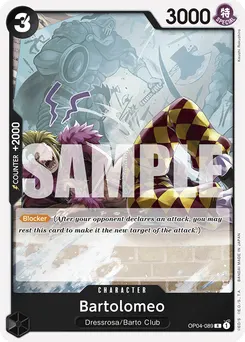 Bartolomeo (OP04-089) (Reprint)