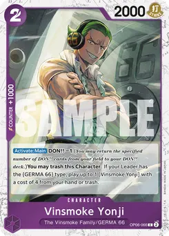 Vinsmoke Yonji (OP06-066) (Jolly Roger Foil)