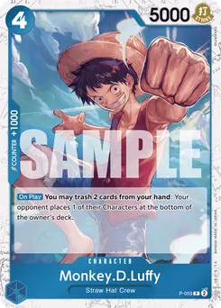 Monkey.D.Luffy (P-055) (Jolly Roger Foil)